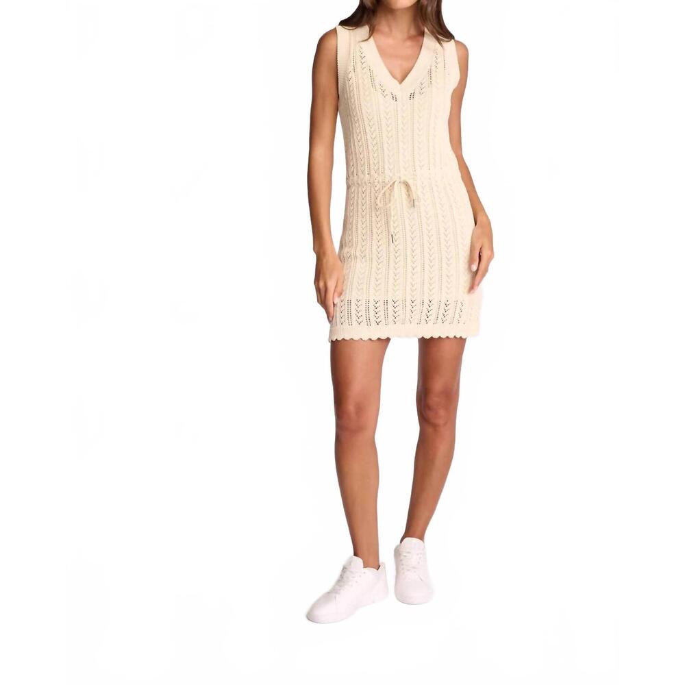 NEW SUNDAYS tatum mini dress in natural